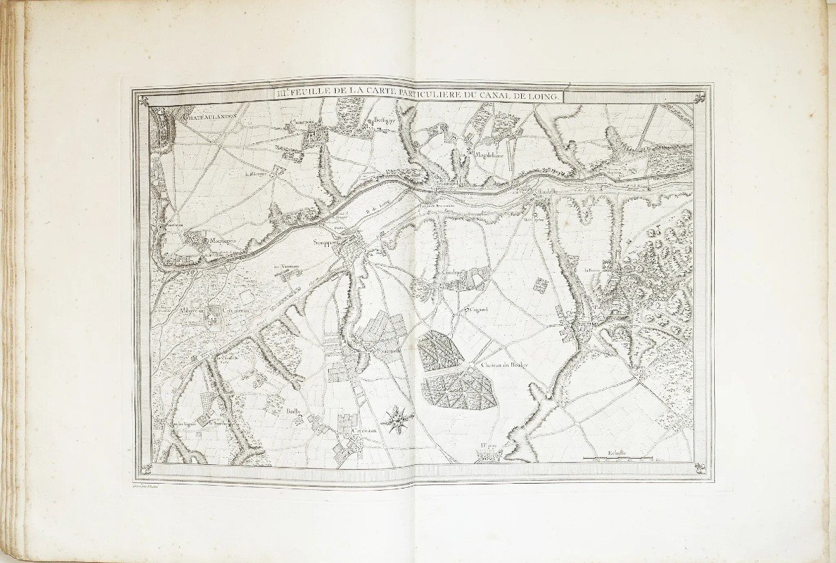 Atlas Des Cartes Des Canaux D’orléans, De Briare Et De Loing-photo-6