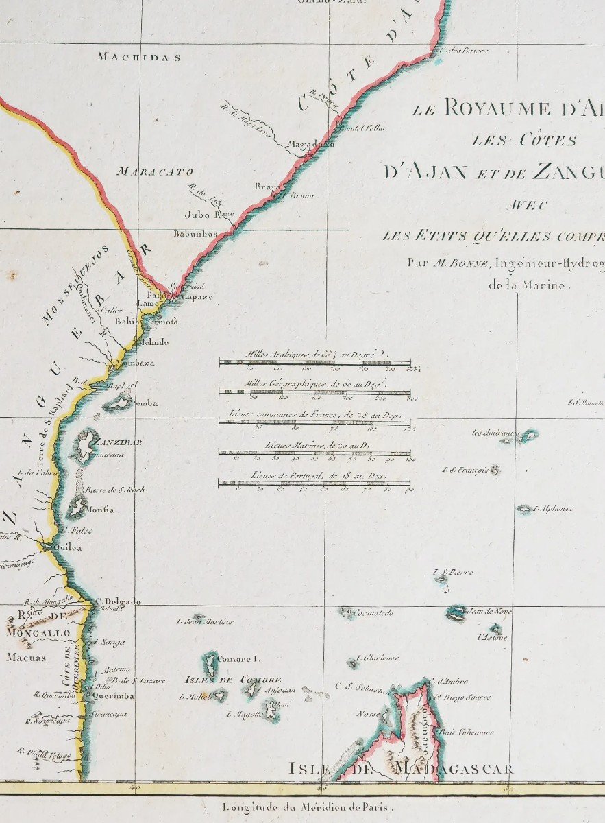 Carte Ancienne De La Somalie – Zanzibar-photo-4
