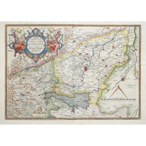 Carte géographique ancienne -Vérone – Lac de Garde 