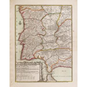 Old Map – Spain And Portugal - Antique