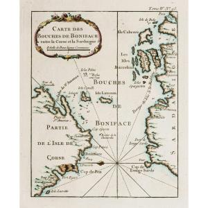 Carte Marine Ancienne – Bouches De Bonifacio