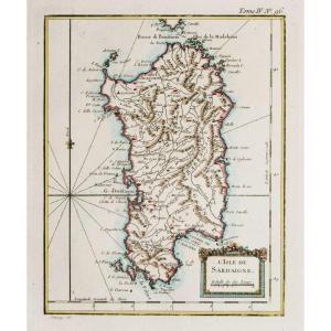 Old Nautical Chart – Sardinia