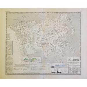 Carte Des Montagnes D’asie Et D’europe