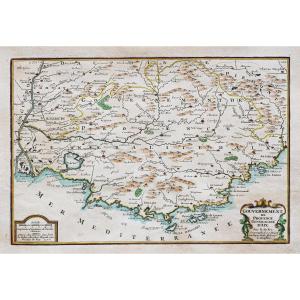 Carte Ancienne – Gouvernement De Provence Et Généralité D’aix