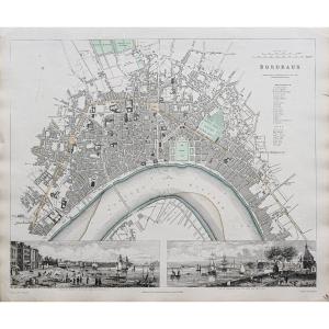 Old Map Of Bordeaux