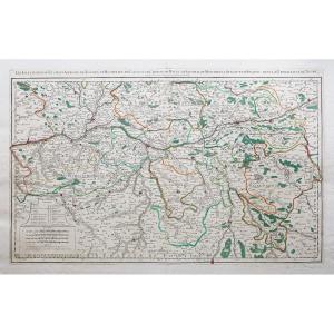 Old Map Of The Pays De La Loire