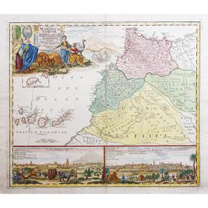Carte ancienne du Maroc – Marrakech