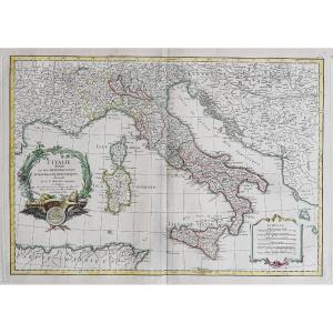 Old Map Of Italy