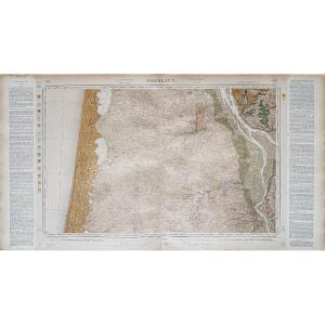 Carte géologique des environs de Bordeaux