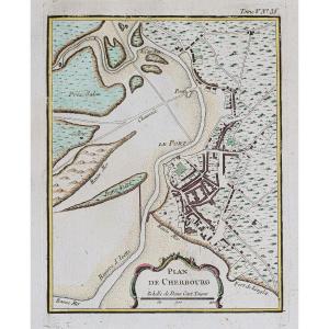 Plan ancien de Cherbourg