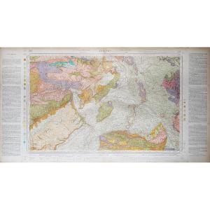 Carte géologique des environs de Avignon