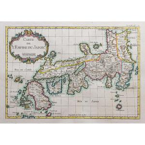 Carte géographique ancienne – Empire du Japon