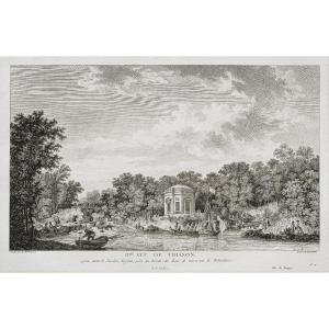 Gravure ancienne – vue du Trianon