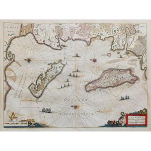 Antique Map Of The Ile De Ré And Oléron