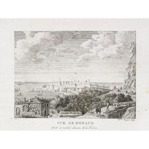 Gravure ancienne de Monaco