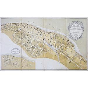 Old Map Of Arcachon