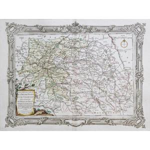 Carte Géographique Ancienne De L’ile De France