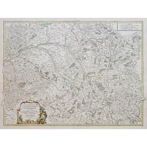 Old Geographical Map Of Champagne