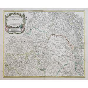 Carte Ancienne De La Champagne