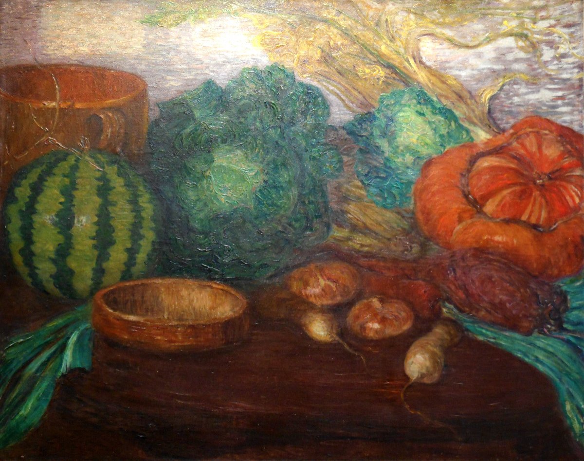 Léon Detroy (1859/1955) Hst 73 X 92 Cm C 1910 Crozant - Gargilesse - Guillaumin - Alluaud ...-photo-2