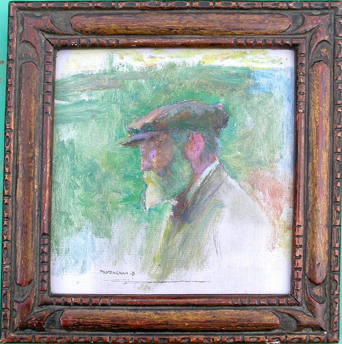 Pascal DAGNAN-BOUVERET (1852-1929) autoportrait ou celui de Jules - Alexis MUENIER?-photo-2