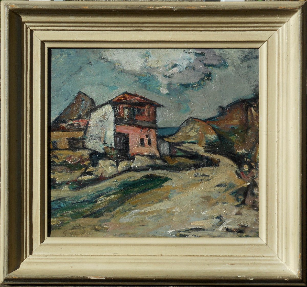 GHEORGHE PETRASCU (1872-1949) roumain - ROUMANIE- BALTCHIK (BALCHIK BULGARIE mer noire - 1915)-photo-1