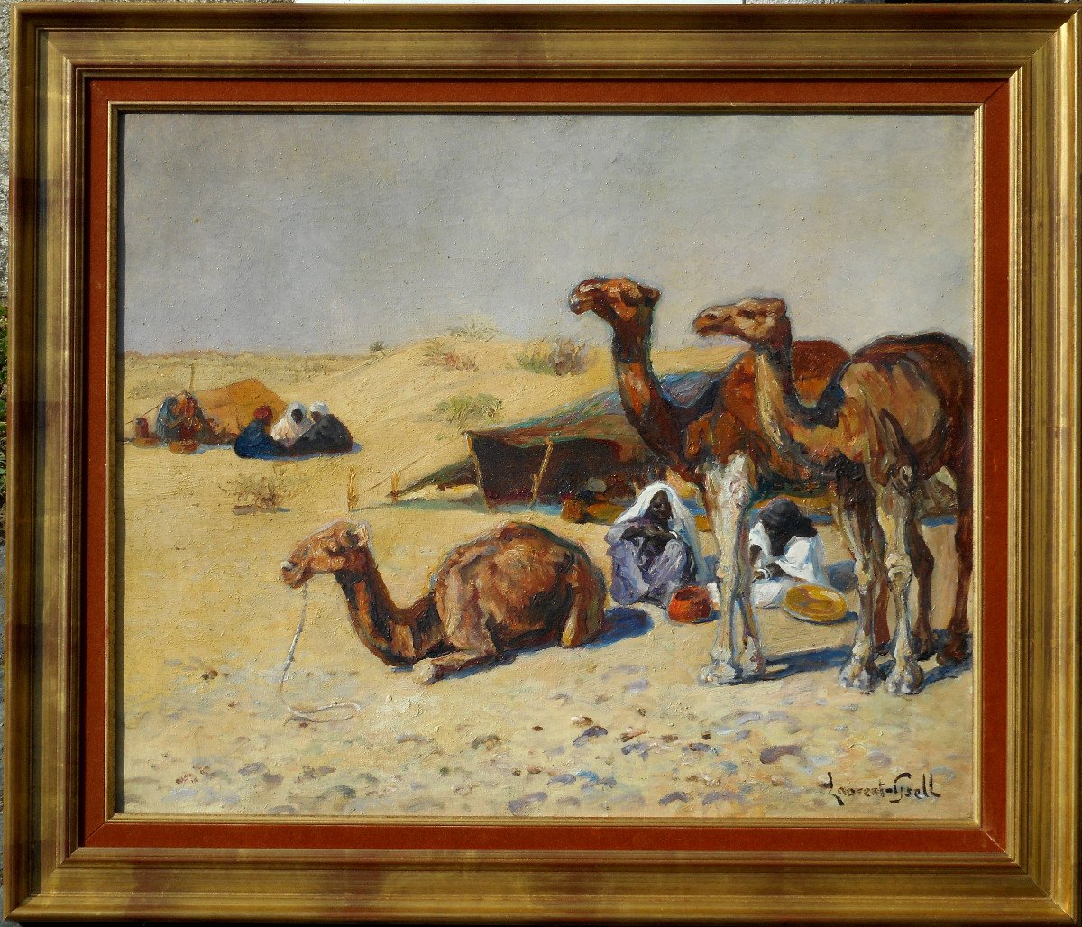 Laurent Gsell (1860-1944) Hst 50x61 Cm