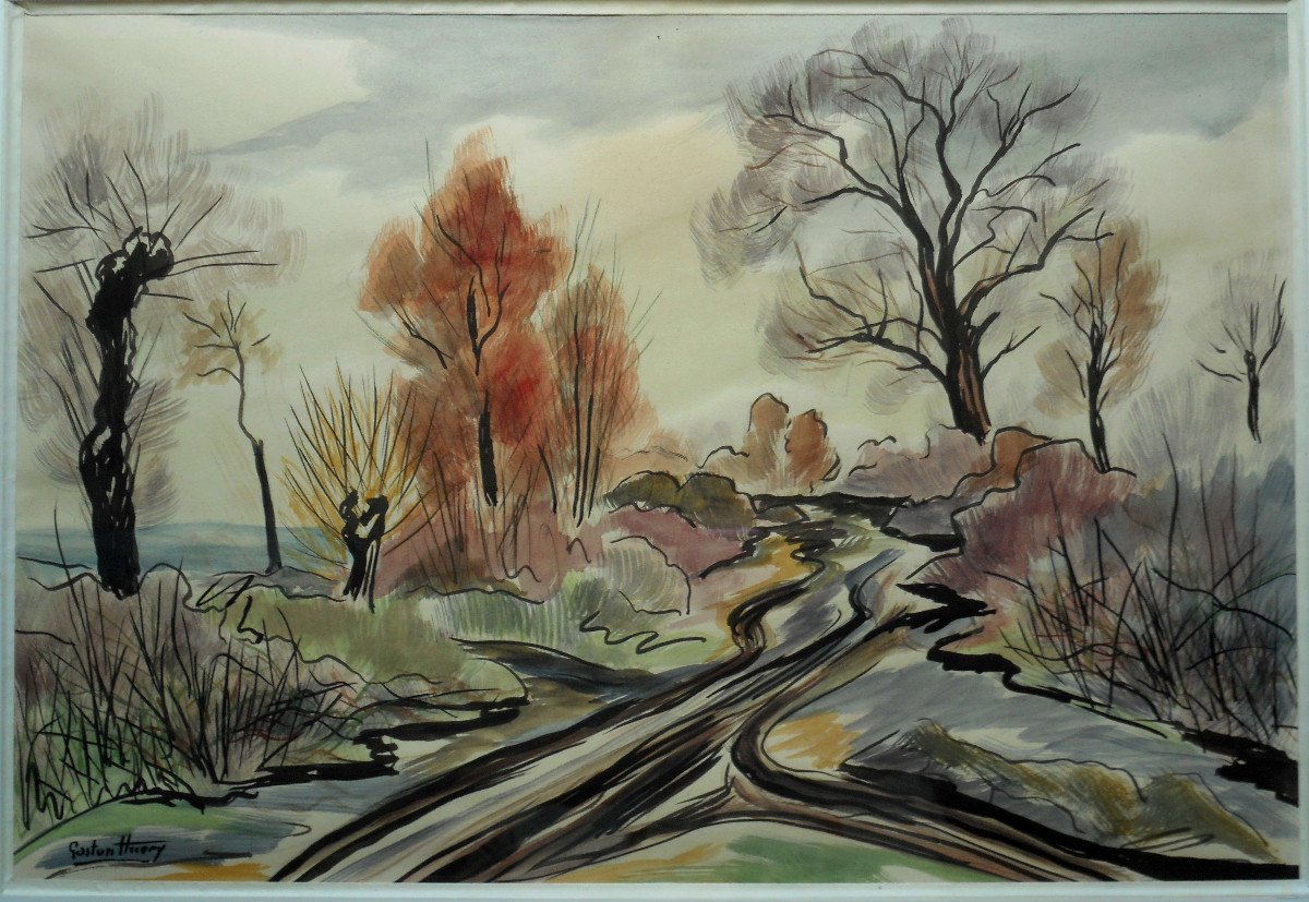 Gaston Thiery (1922-2013) Crozant School 