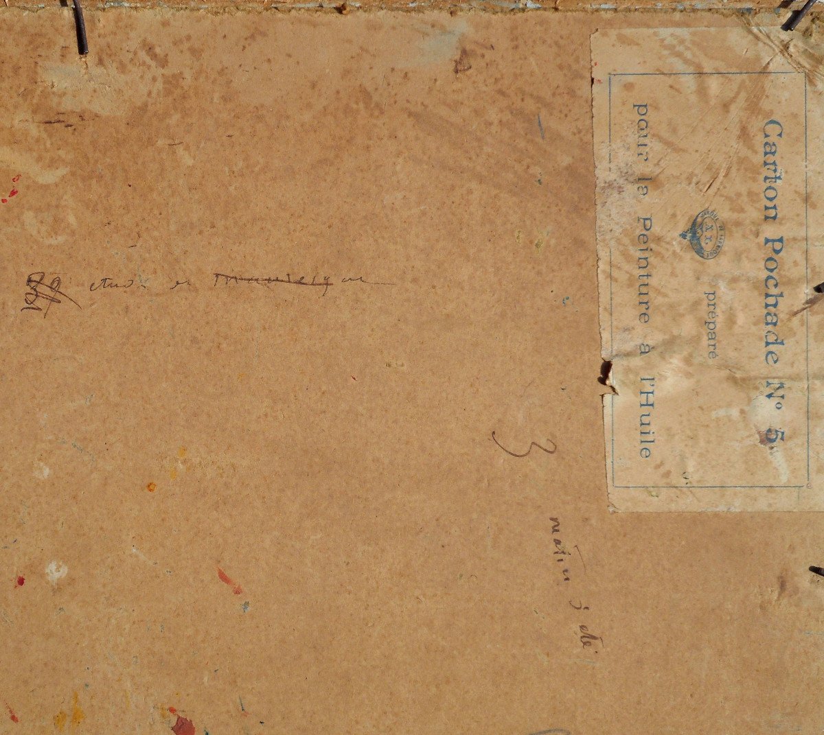 Elie Anatole PAVIL ( 1873-1948) MAROC - MARRAKECH - place JEMAA  EL  FNA - HST 38 x 56 cm-photo-3