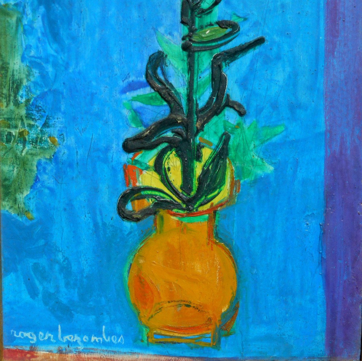 Roger BEZOMBES ( 1913-1994) les lys-photo-4