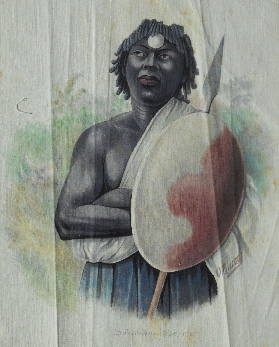 Olivier RATODY (Ratodiarivony 1894-?) guerrier SAKALAVA- MADAGASCAR - malgache