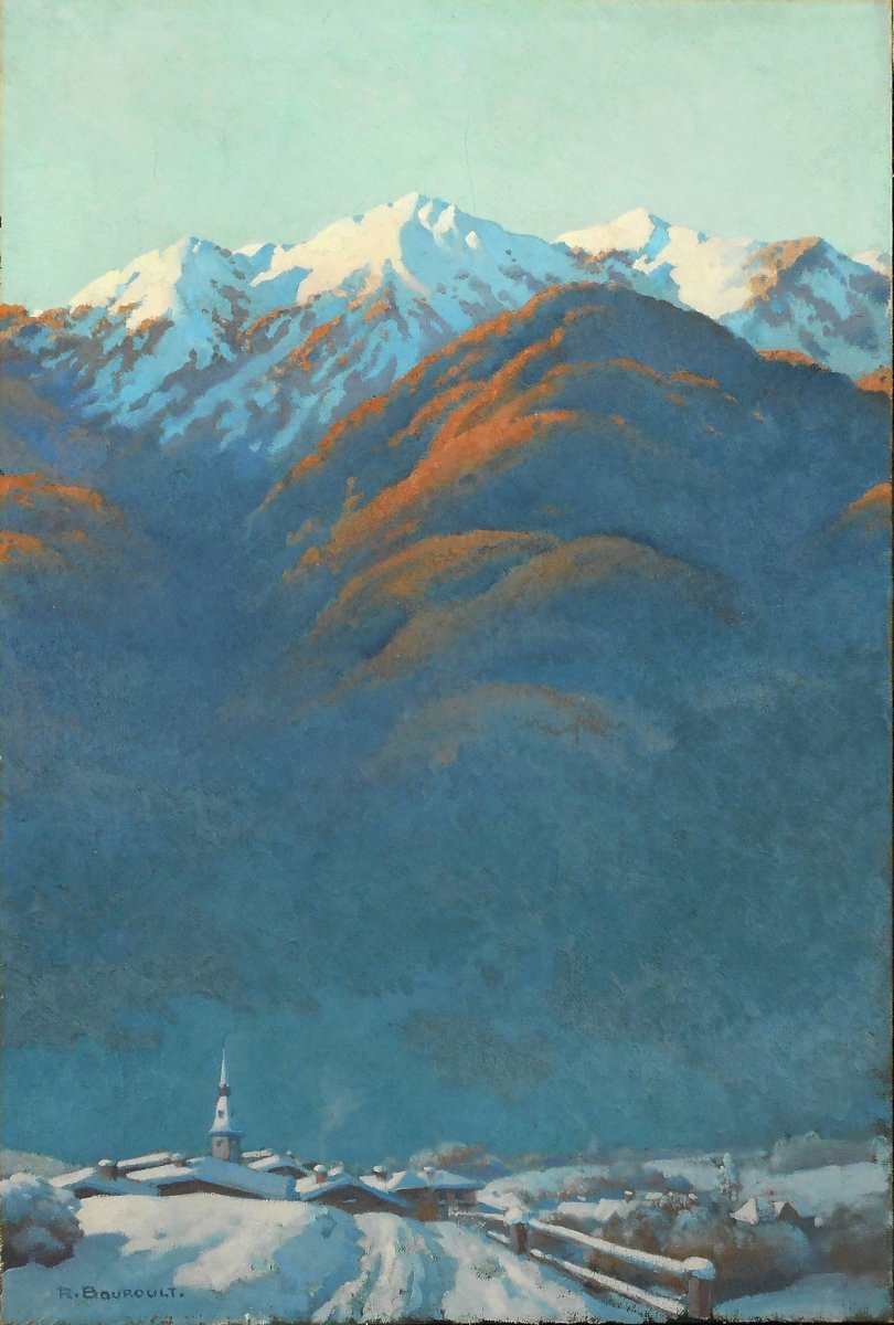 Robert Bouroult (1894-1975) Pontarlier - Franche-comté - Doubs - Besançon 38x55 Cm Fernier-photo-1