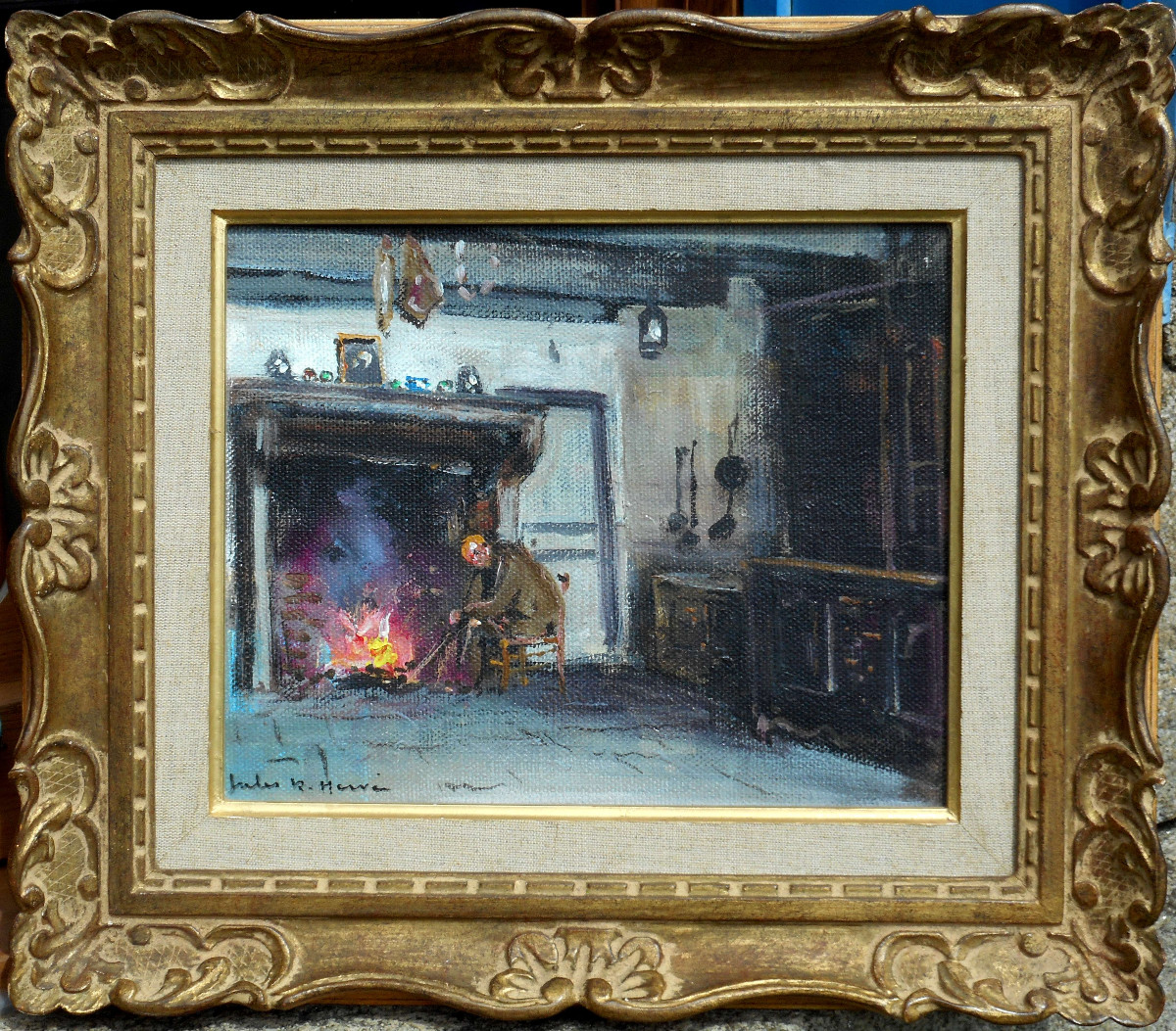 Jules René Hervé (1887-1981) Langres - Hst 22 X 27 Cm -jules René Herve