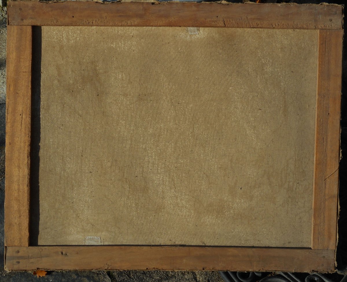 RANDRIA - HST 44x55,5 cm - datée 1932 - MADAGASCAR - malgache-photo-3
