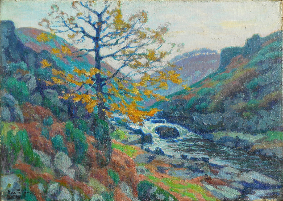 Henri PAILLER (1876/1954) CROZANT daté 1901 - DETROY - GUILLAUMIN - ALLUAUD - SABBAGH -MADELINE