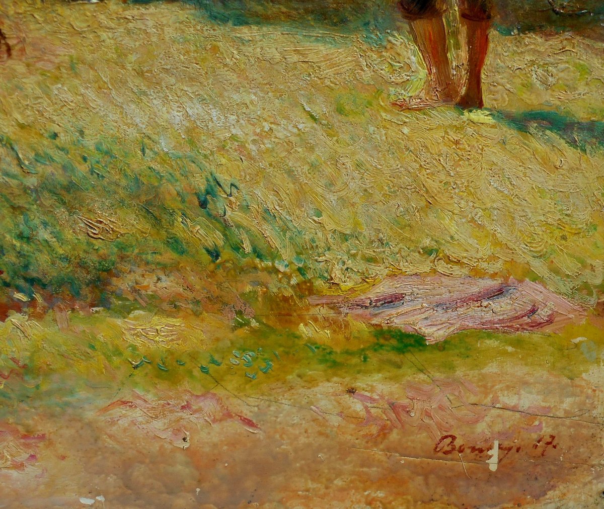 Walter BONDY ( 1880-1940) PRAGUE -TCHEQUIE- AUTRICHE-ALLEMAGNE -HSP70 x 60 cm - 1917-photo-2