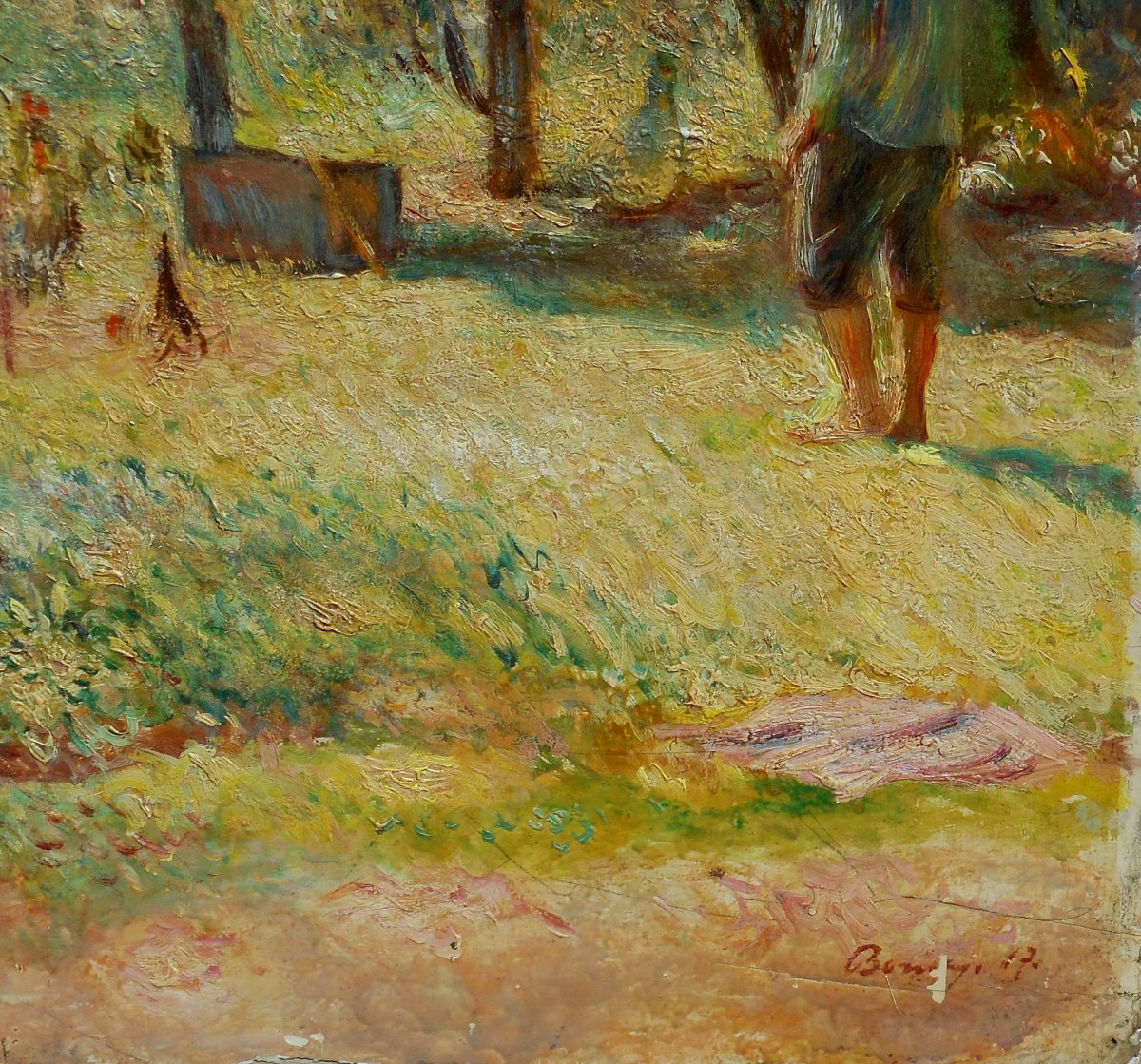 Walter BONDY ( 1880-1940) PRAGUE -TCHEQUIE- AUTRICHE-ALLEMAGNE -HSP70 x 60 cm - 1917-photo-3