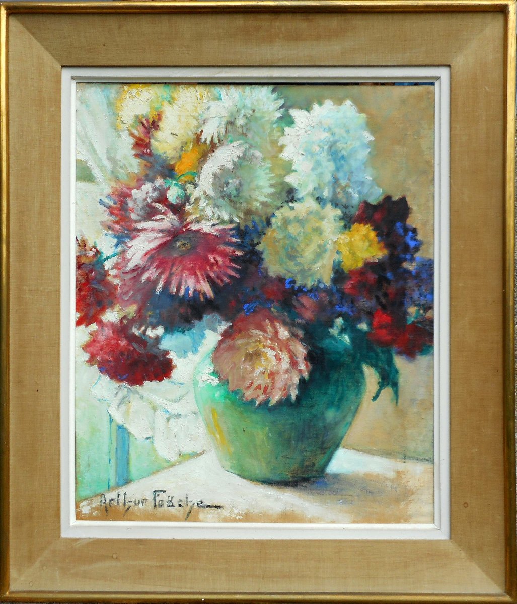 Arthur Foache (1871/1967) Hst 61 X 50 Cm-photo-2