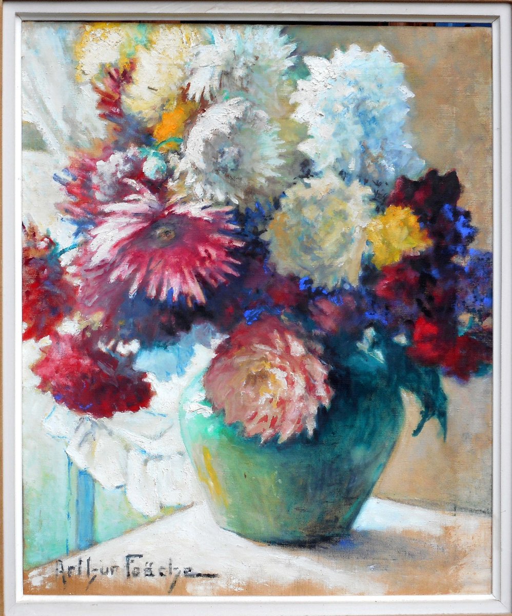 Arthur Foache (1871/1967) Hst 61 X 50 Cm-photo-3