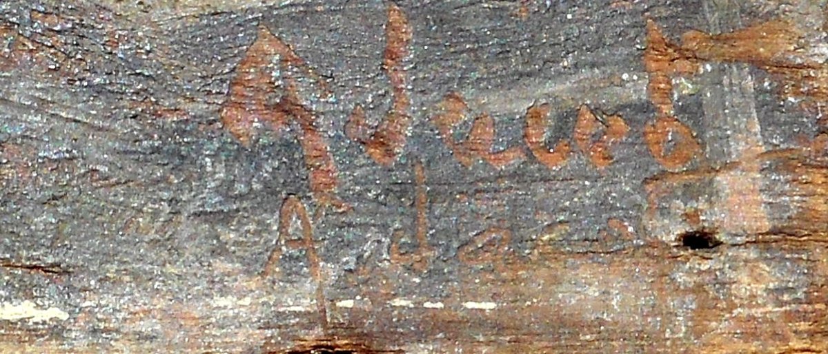 Alexandre JACOB ( 1876/1972) PARIS - pont royal( HSP 18,5 x 24 cm hors cadre)-photo-2