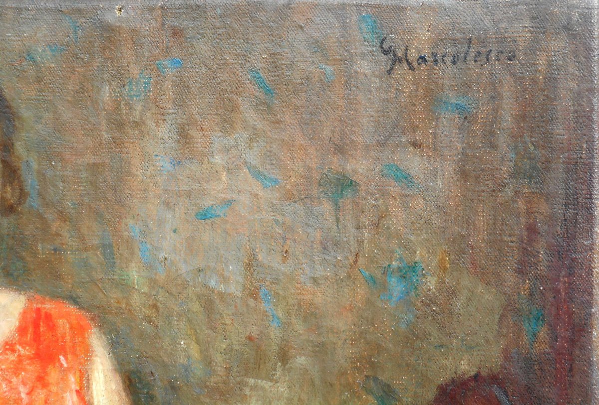 Georges (gheorghe) Marculescu (marcolesco) 1870/1950 - Romania - Romanian Painter-photo-3