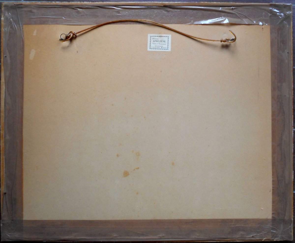 Frank Will(1900/1951) Moret Sur Loing - Watercolor 38 X 51 Cm Dated 1943-photo-4