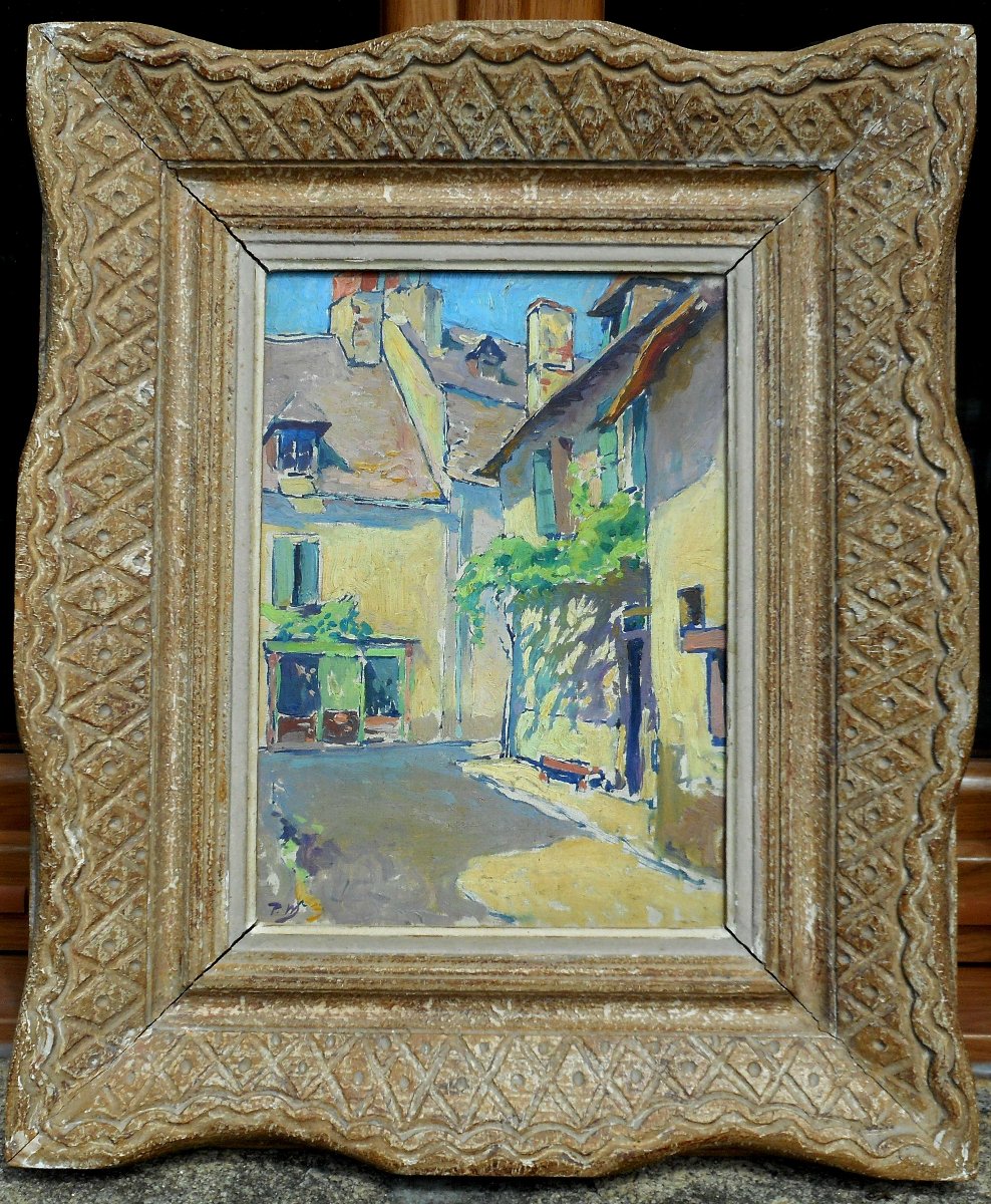 Paul MADELINE (1863/1920) hsct 32 x 24 cm (CROZANT -GUILLAUMIN,DETROY ,ALLUAUD etc)-photo-2
