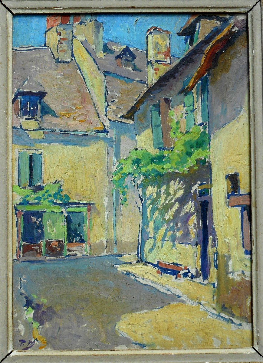 Paul MADELINE (1863/1920) hsct 32 x 24 cm (CROZANT -GUILLAUMIN,DETROY ,ALLUAUD etc)-photo-4