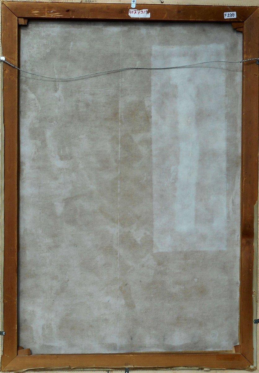 OTTO PILNY (1866/1936) SUISSE-HST 115x81 cm "présentation d 'esclave" 1924-photo-4