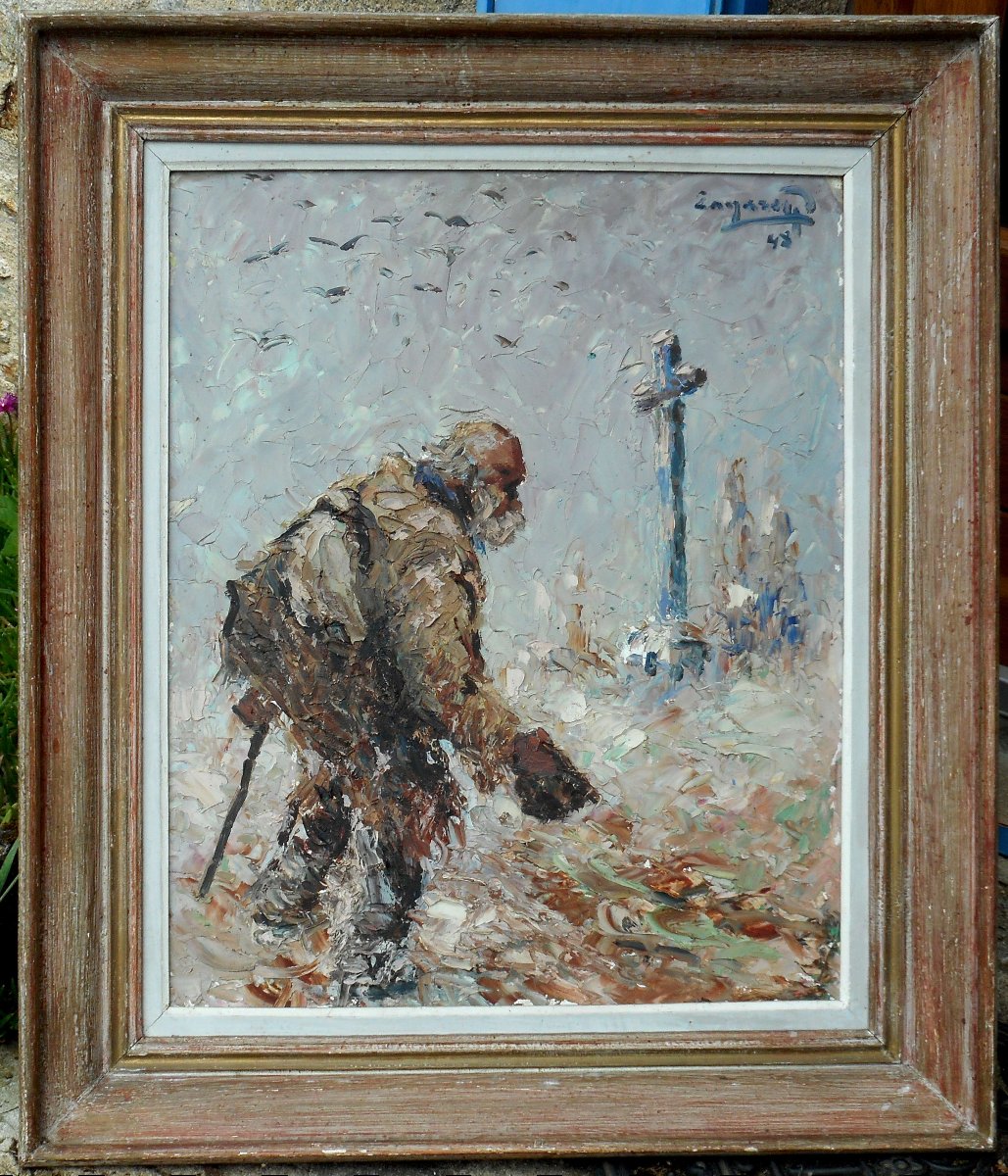 Prudent Pohl Dit Zanaroff ( 1885/1966) Hsp 61 X 50 Cm 1948-photo-2