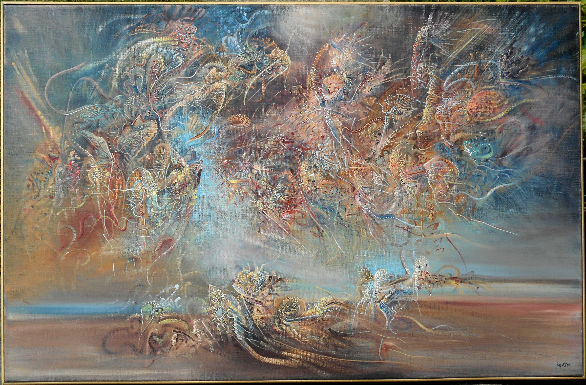Marc JANSON (1930/2022) HST 65 x 100 cm vers 1965 