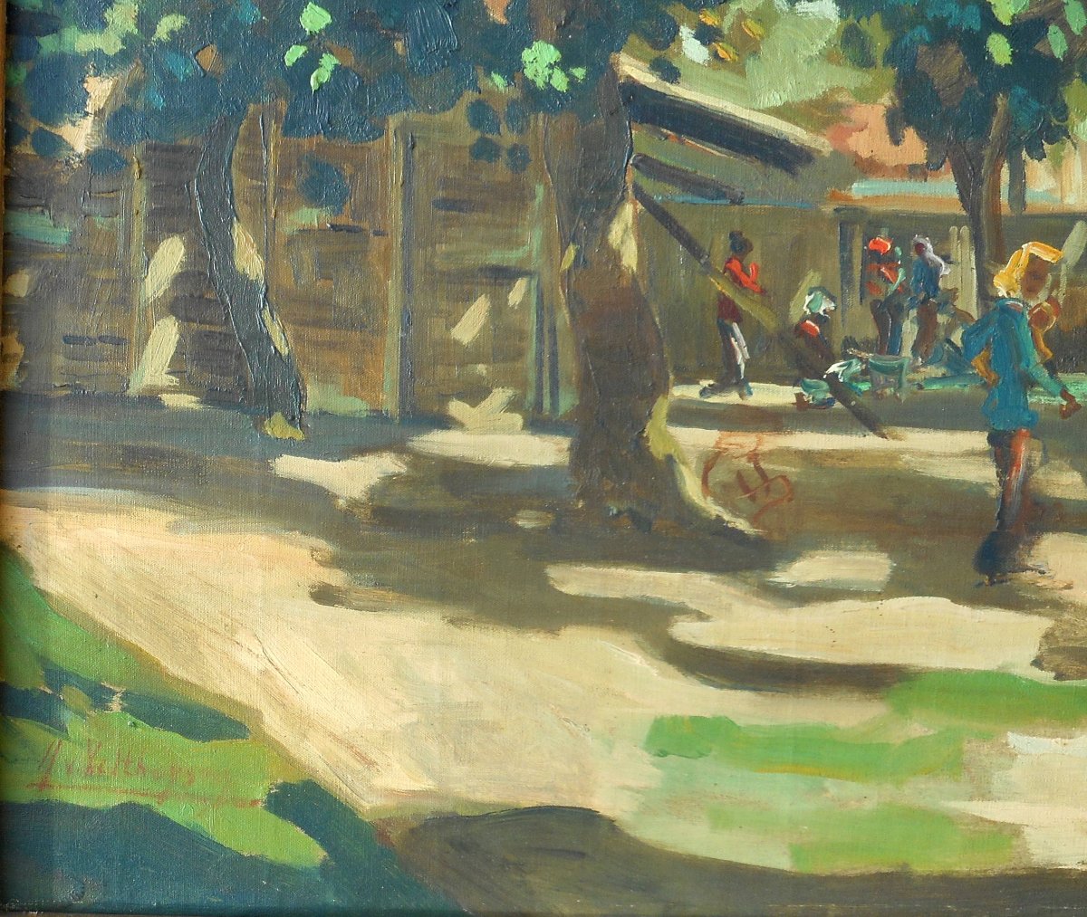 Henry Van Velthuysen (1881/1954) Indonesia - Indonesian Market Circa 1920-photo-3