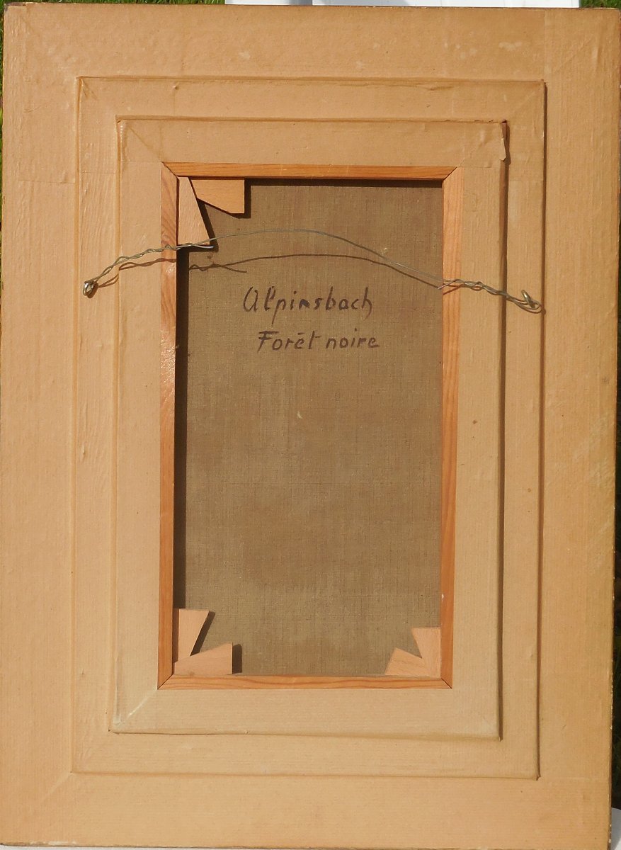 Théodore GERARD (1829/1895) ALLEMAGNE - ALPIRSBACH - forêt noire-photo-1
