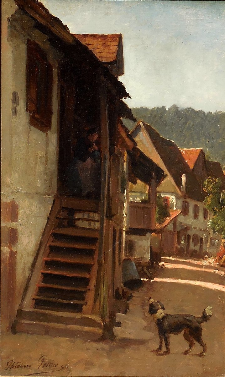 Théodore GERARD (1829/1895) ALLEMAGNE - ALPIRSBACH - forêt noire